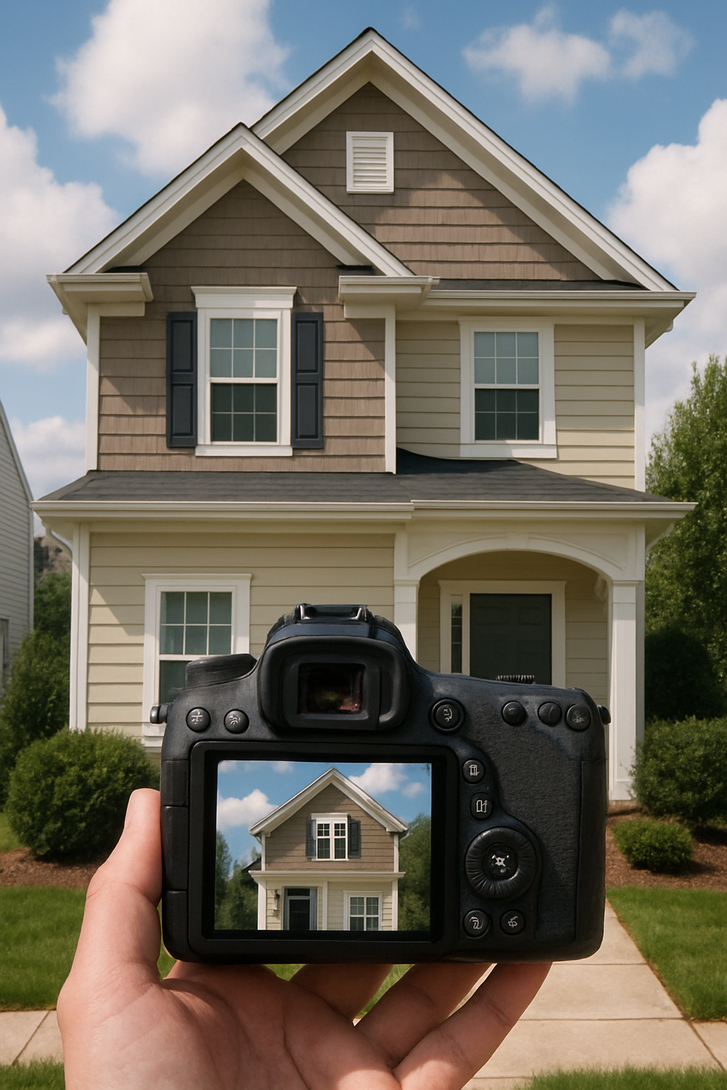 things to do before listing your house- taking a good picture of your house