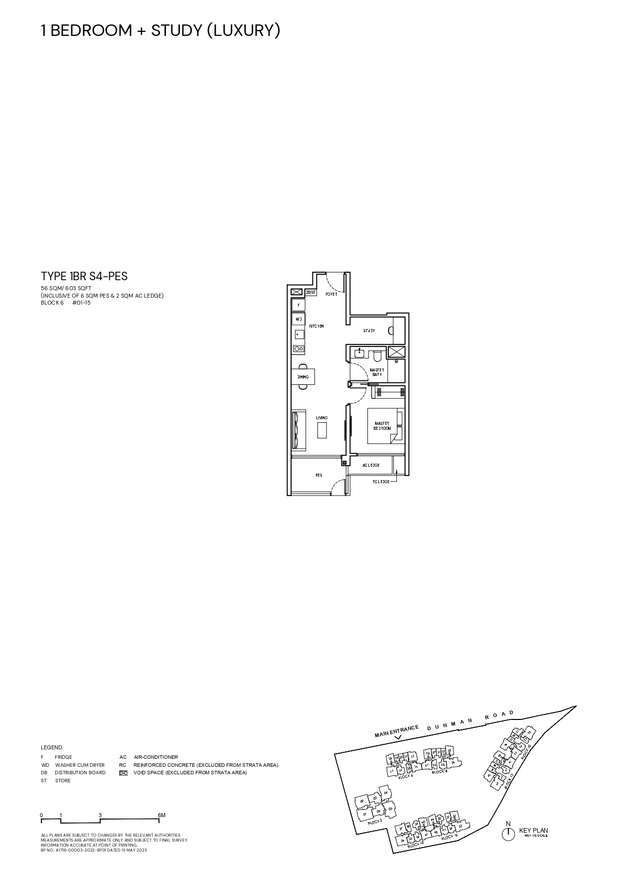 1 Bedroom Plus Study (Luxury) Type 1BRS4