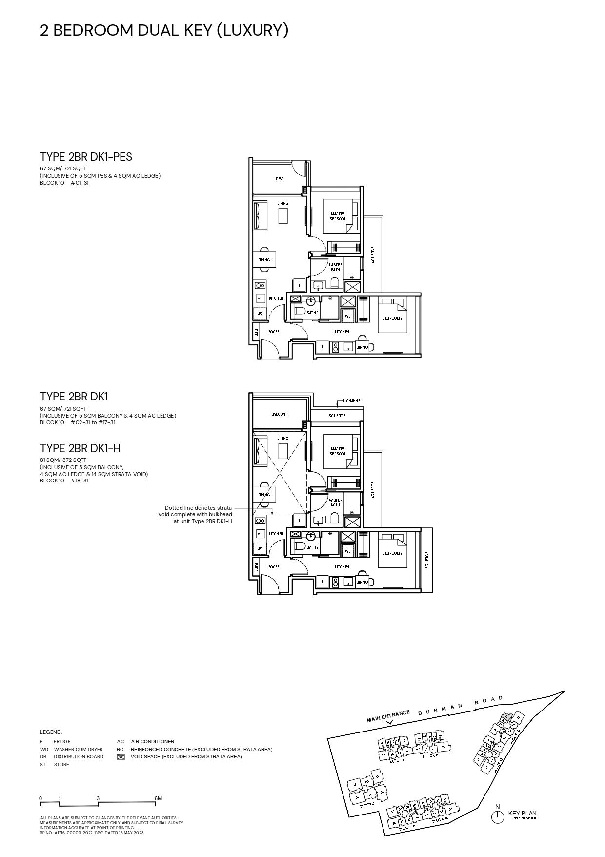 Grand Dunman Floor Plan - 2 Bedroom DK Lux Type: 2BRDK1