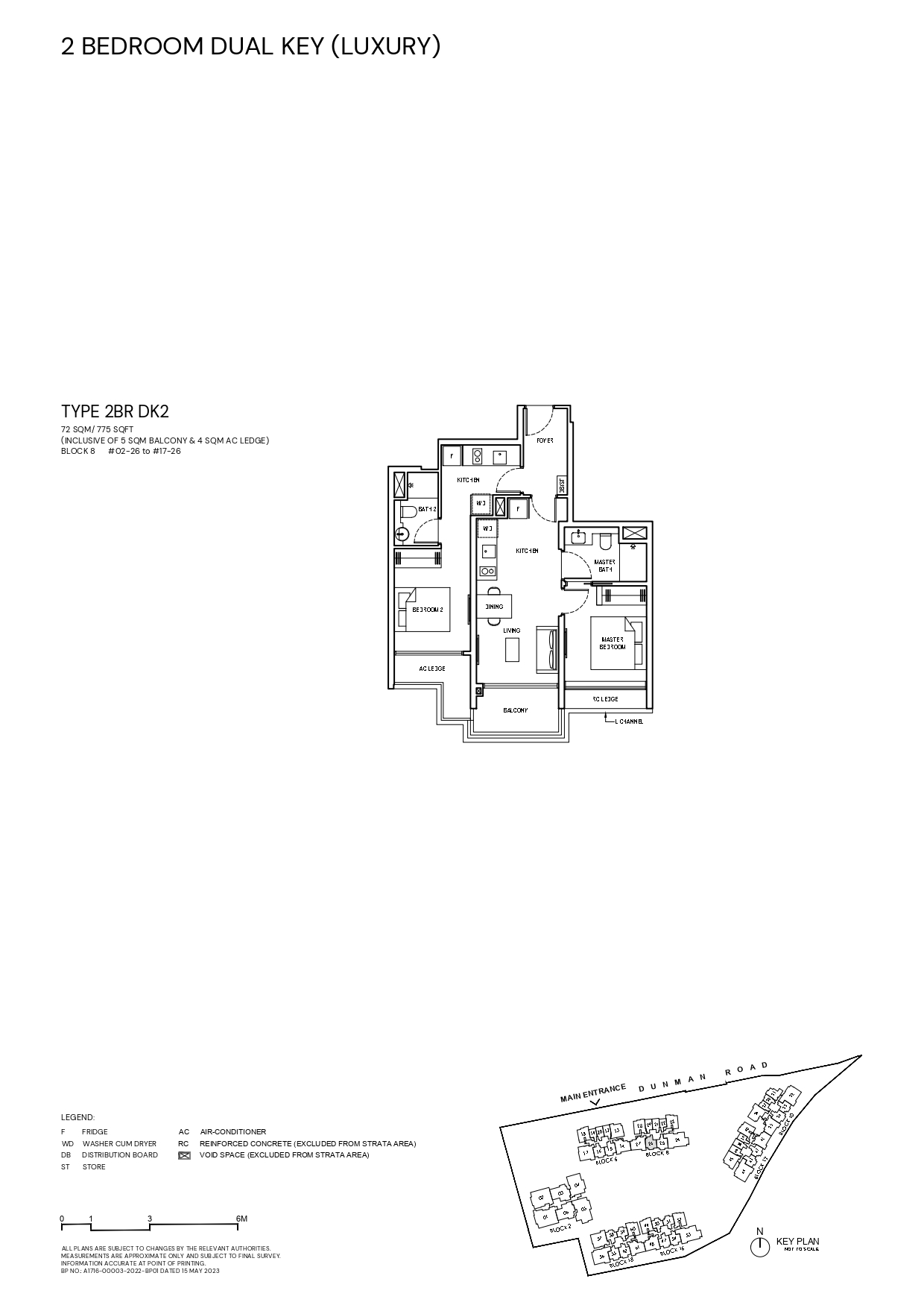 2 Bedroom DK Lux Type: 2BRDK2