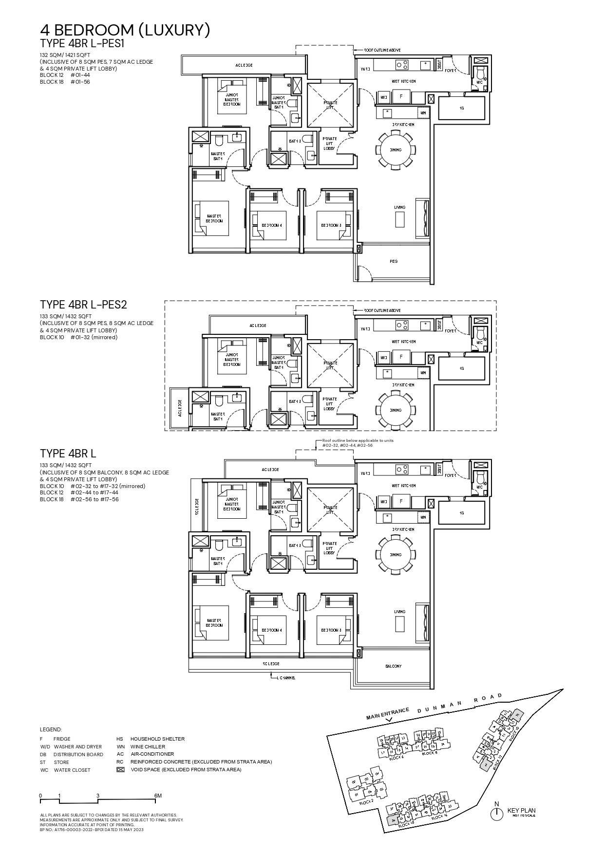 4 Bedroom (Luxury) Type: 4BR2