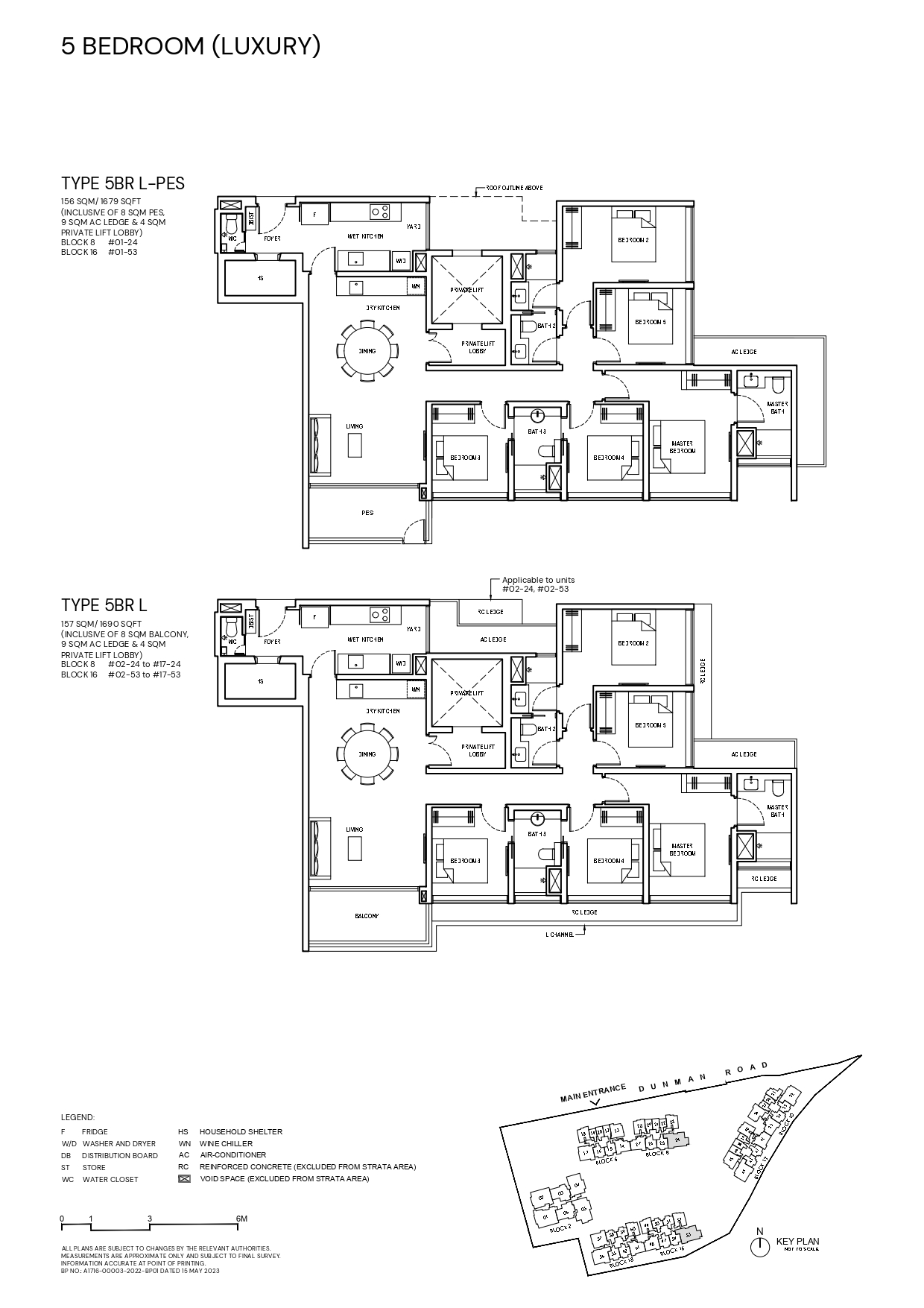 5 Bedroom (Luxury) Type: 5BR