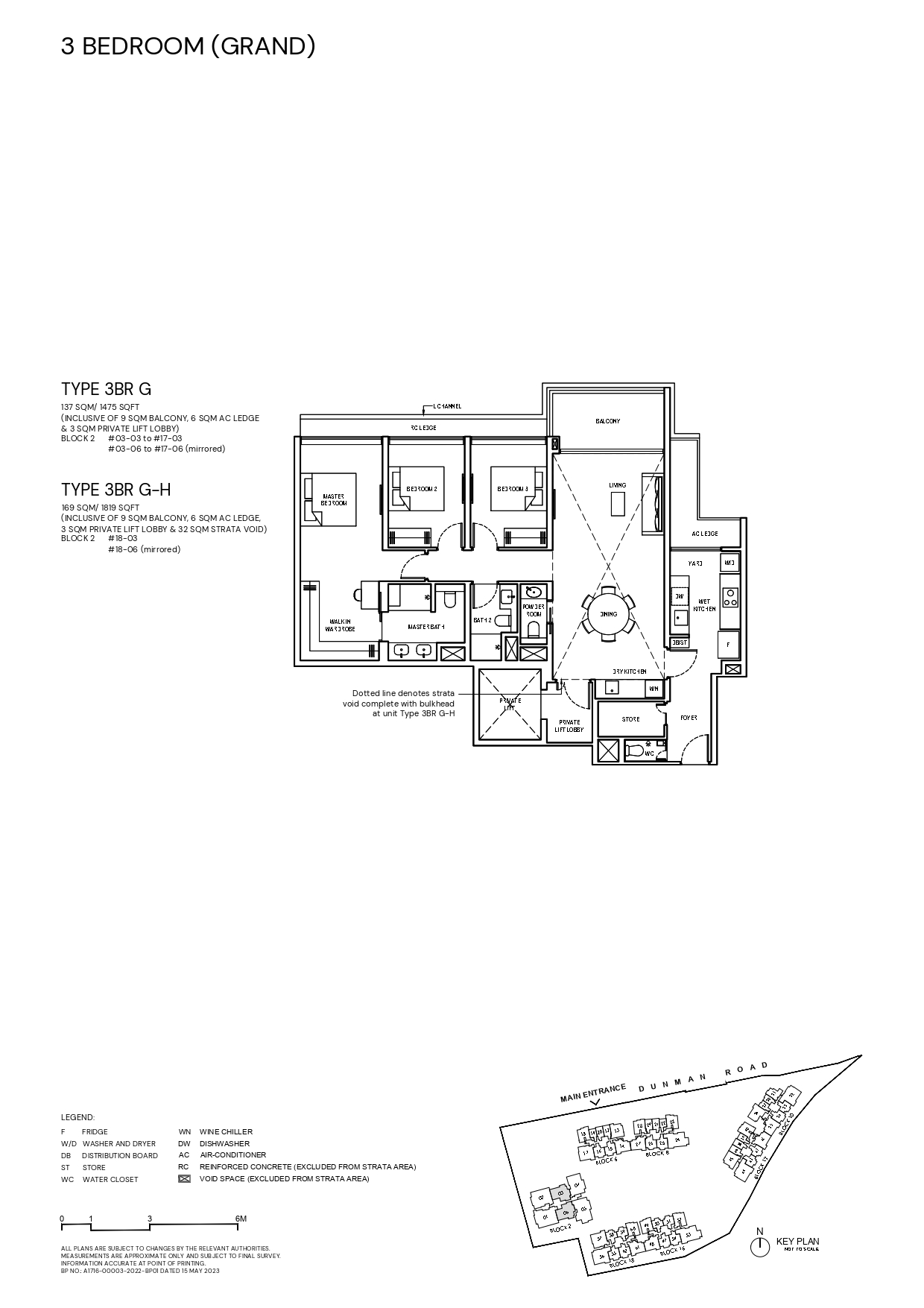3 Bedroom Grand Type: 3BR G