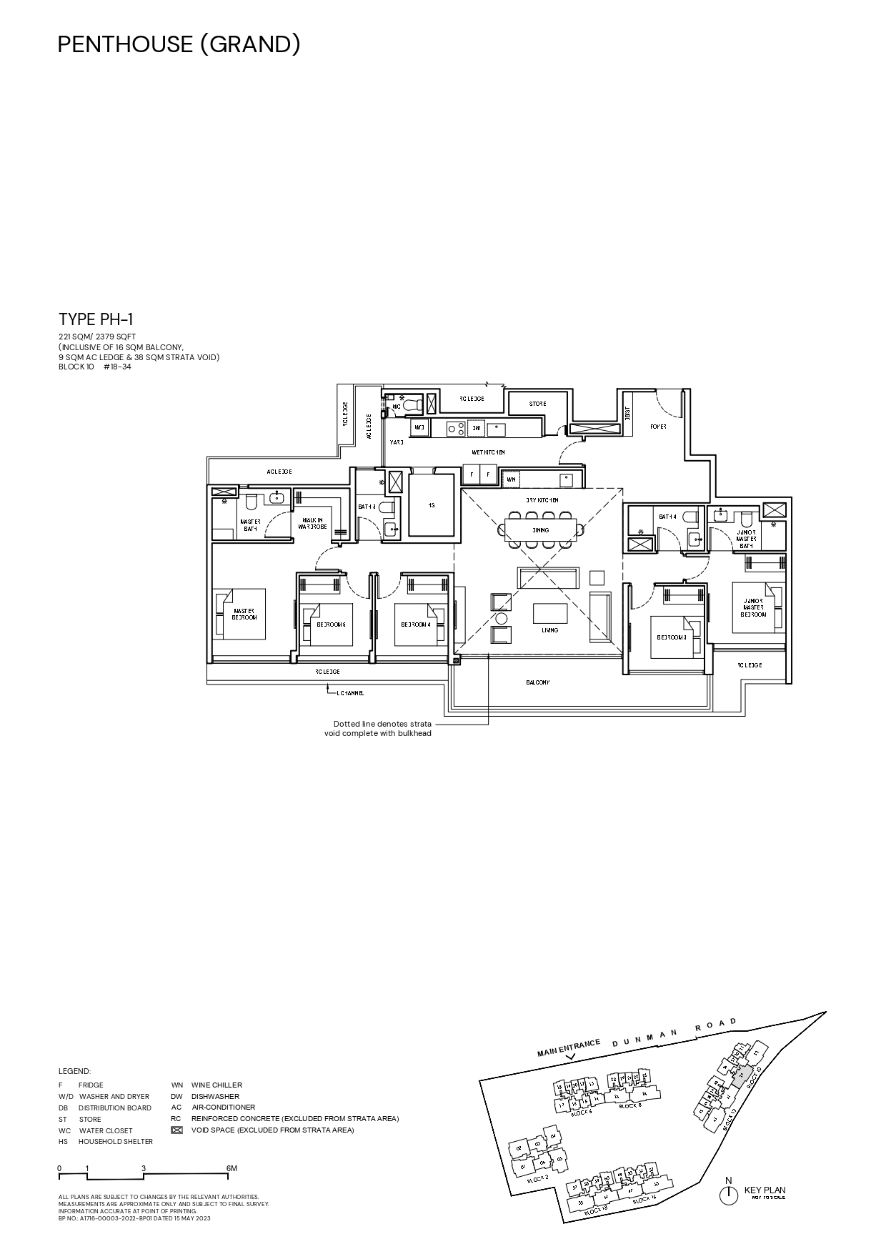 Grand Dunman Penthouse (Grand) Floor Plan - Type: PH1