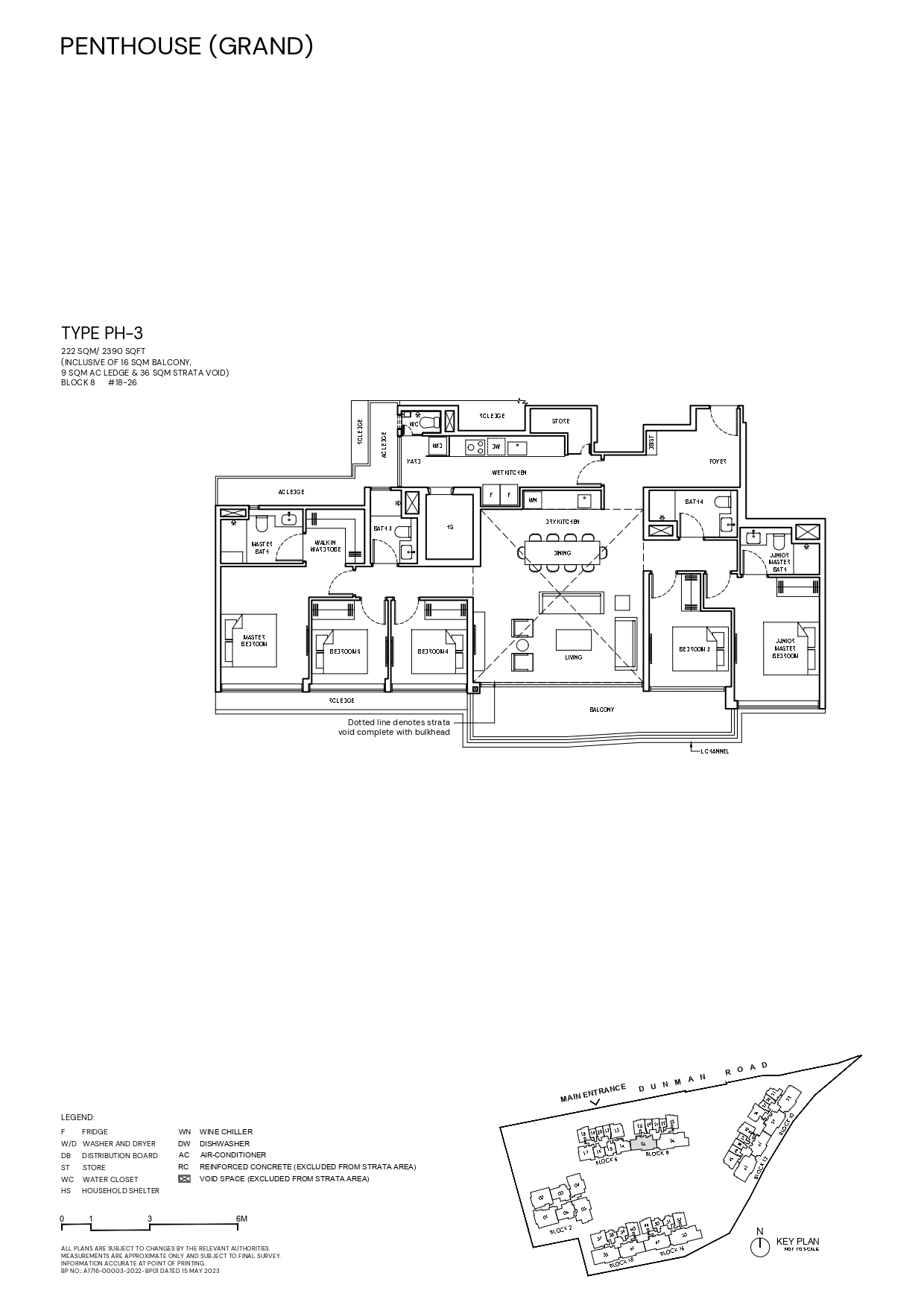 Grand Dunman Penthouse (Grand) Floor Plan - Type: PH3