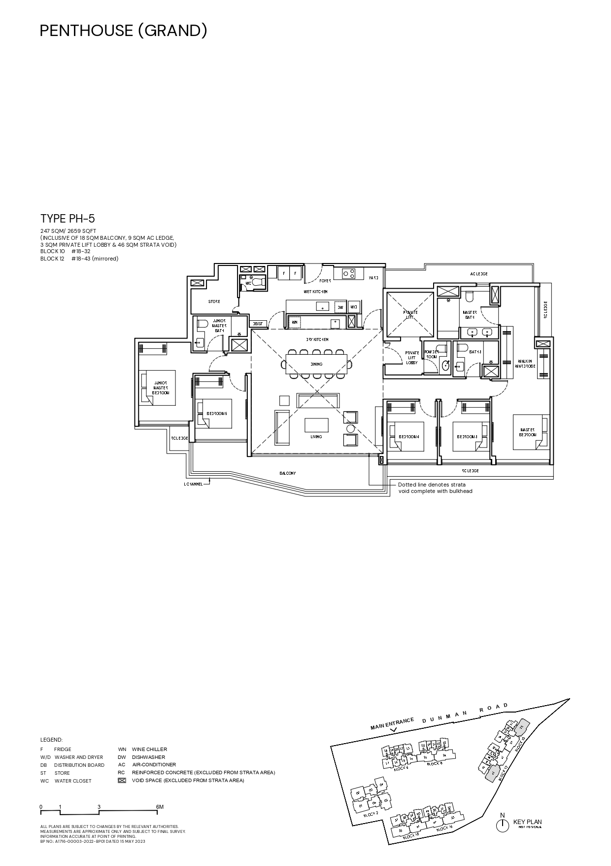 Grand Dunman Penthouse (Grand) Floor Plan - Type: PH-5