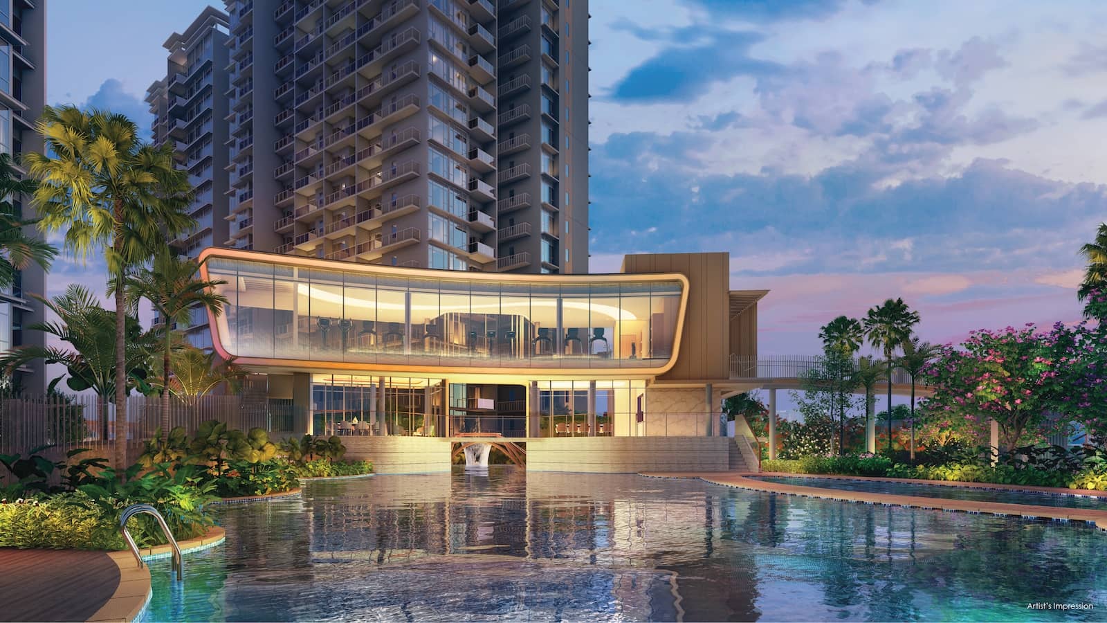 Grand Dunman - Perspective Pool Clubhouse