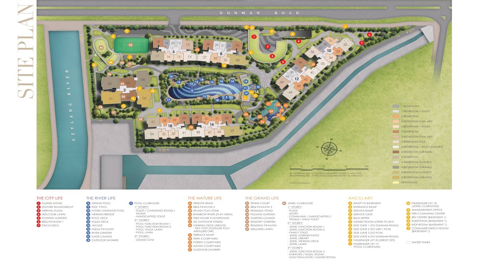 Grand Dunman Site Plan