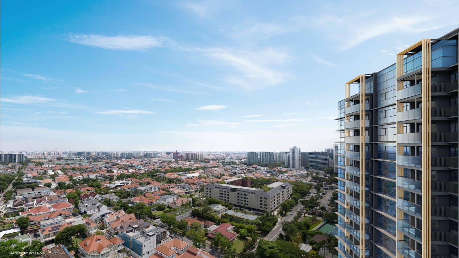 Meyer Blue Artist Impression Aerial Landed View