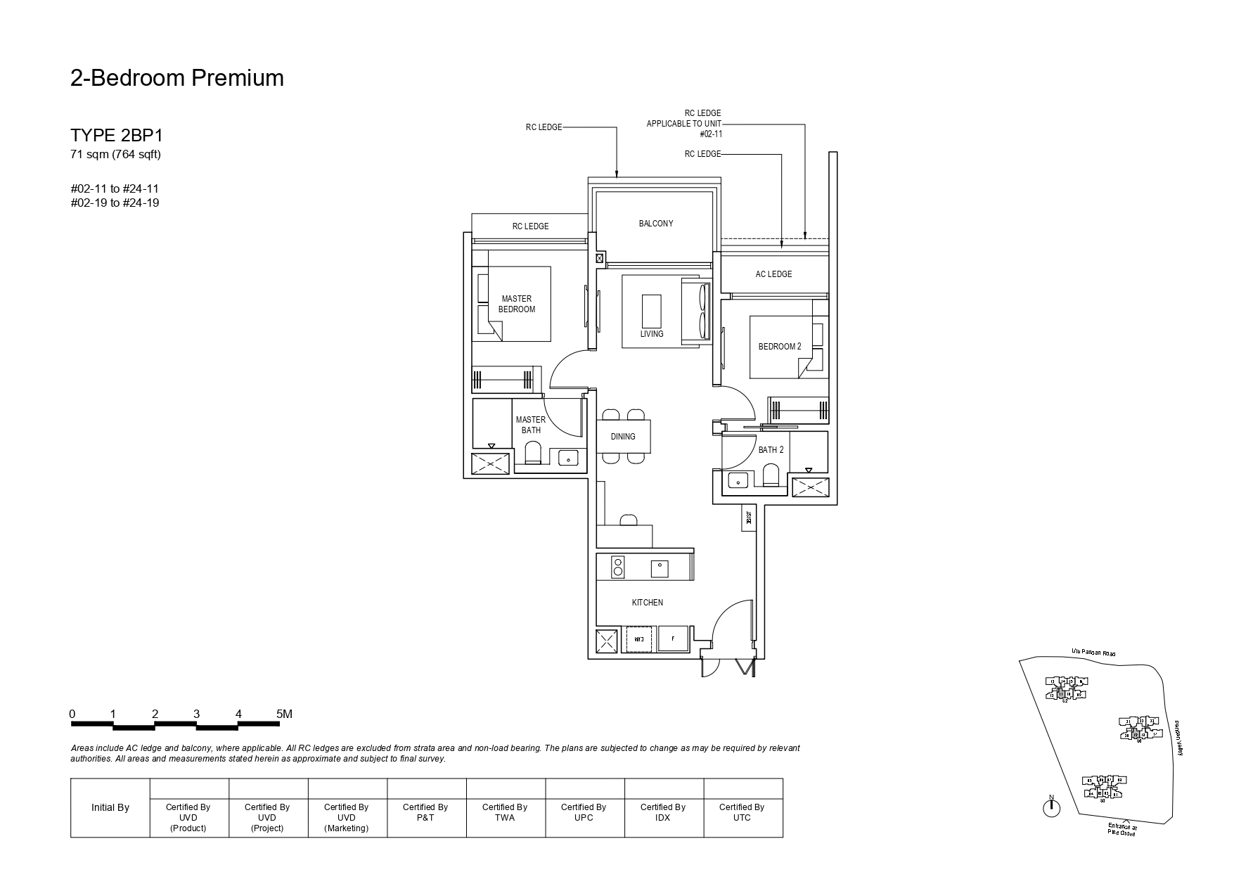 2 Bedroom Premium - Type 2BP1