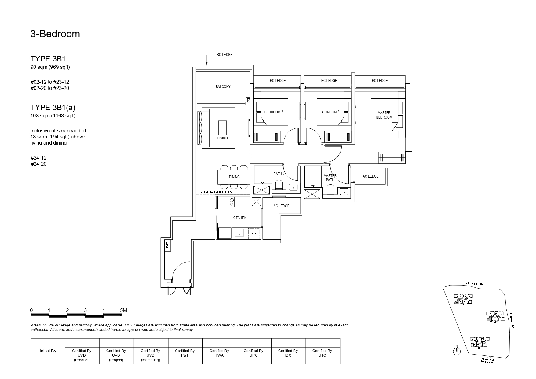 3 Bedroom - Type 3B1