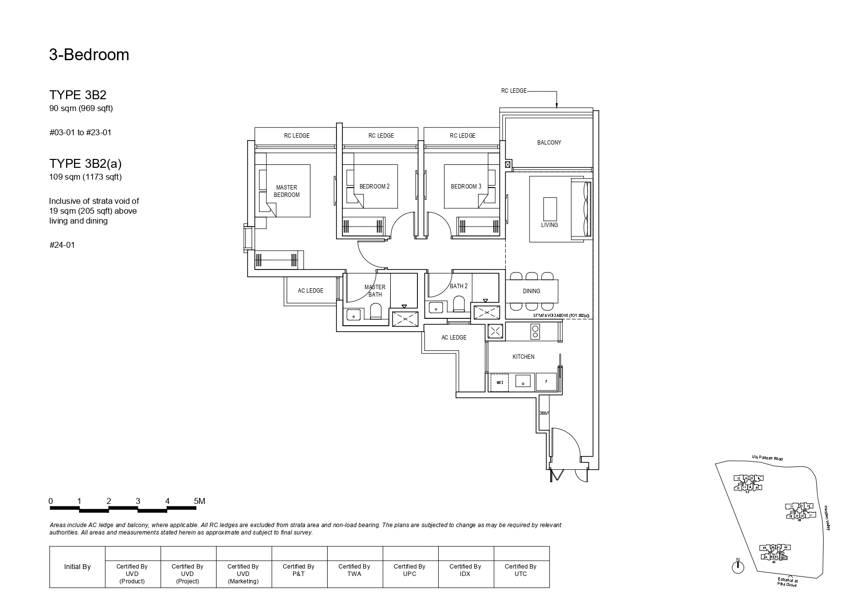 3 Bedroom - Type 3B2