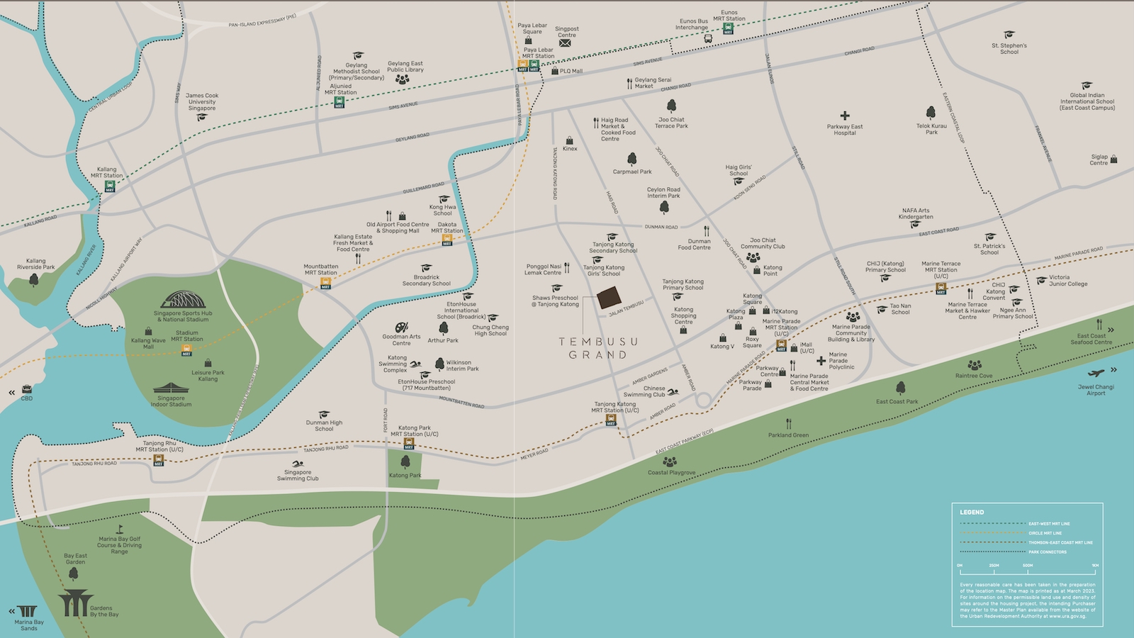 Tembusu Grand Location Map