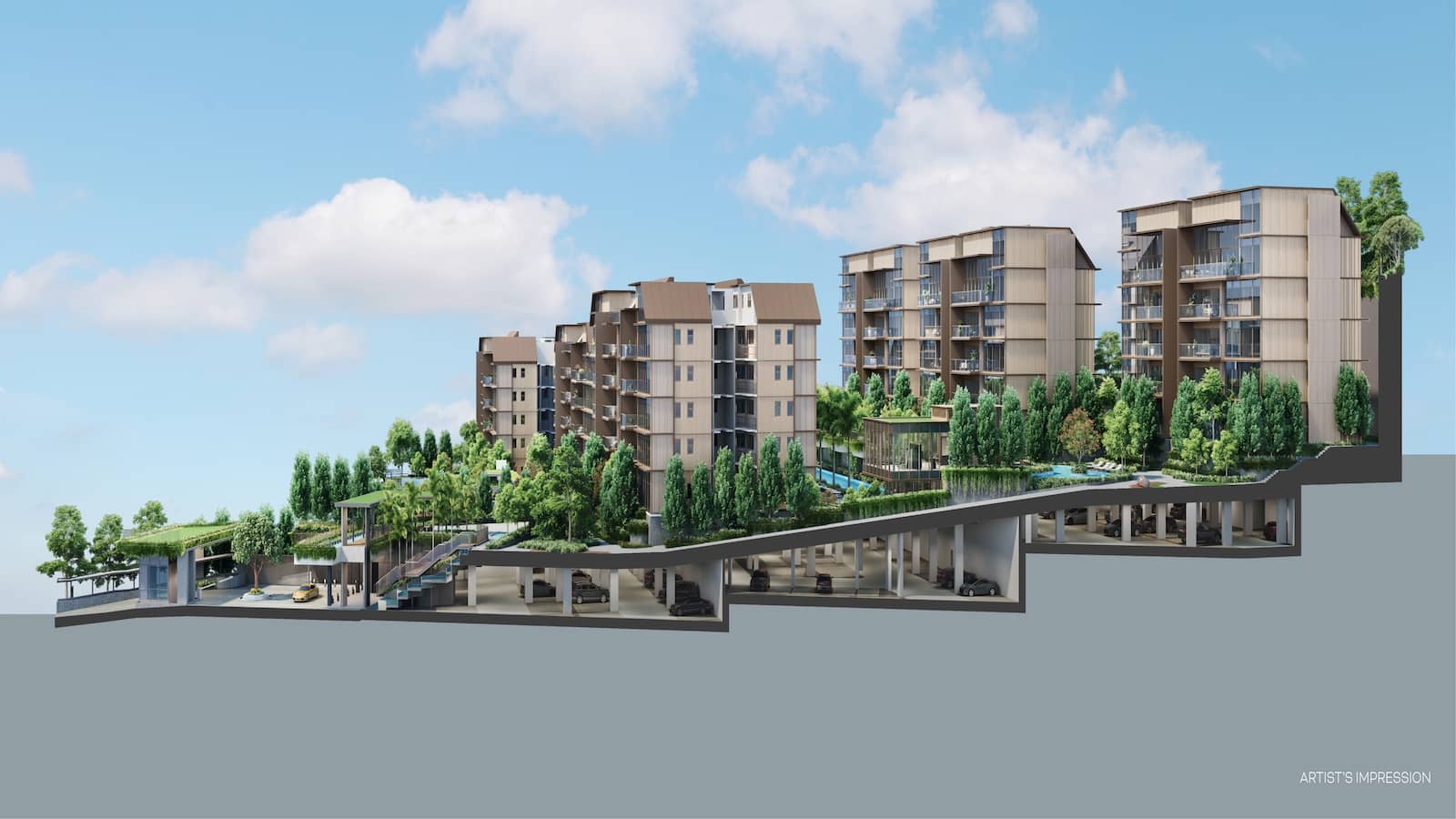 Terra Hill Artist Impression Sectional View