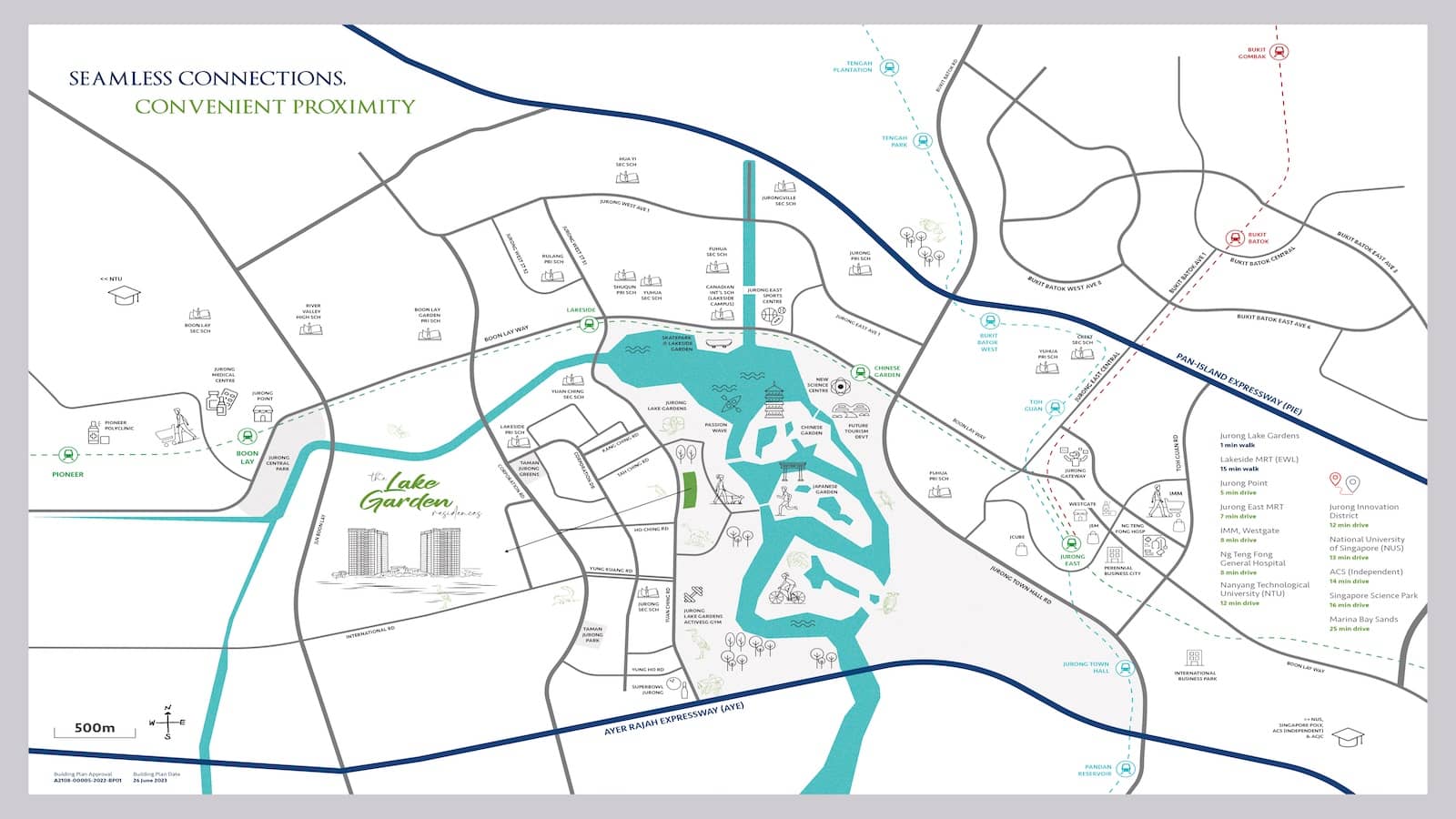The Lakegarden Residences Location Map