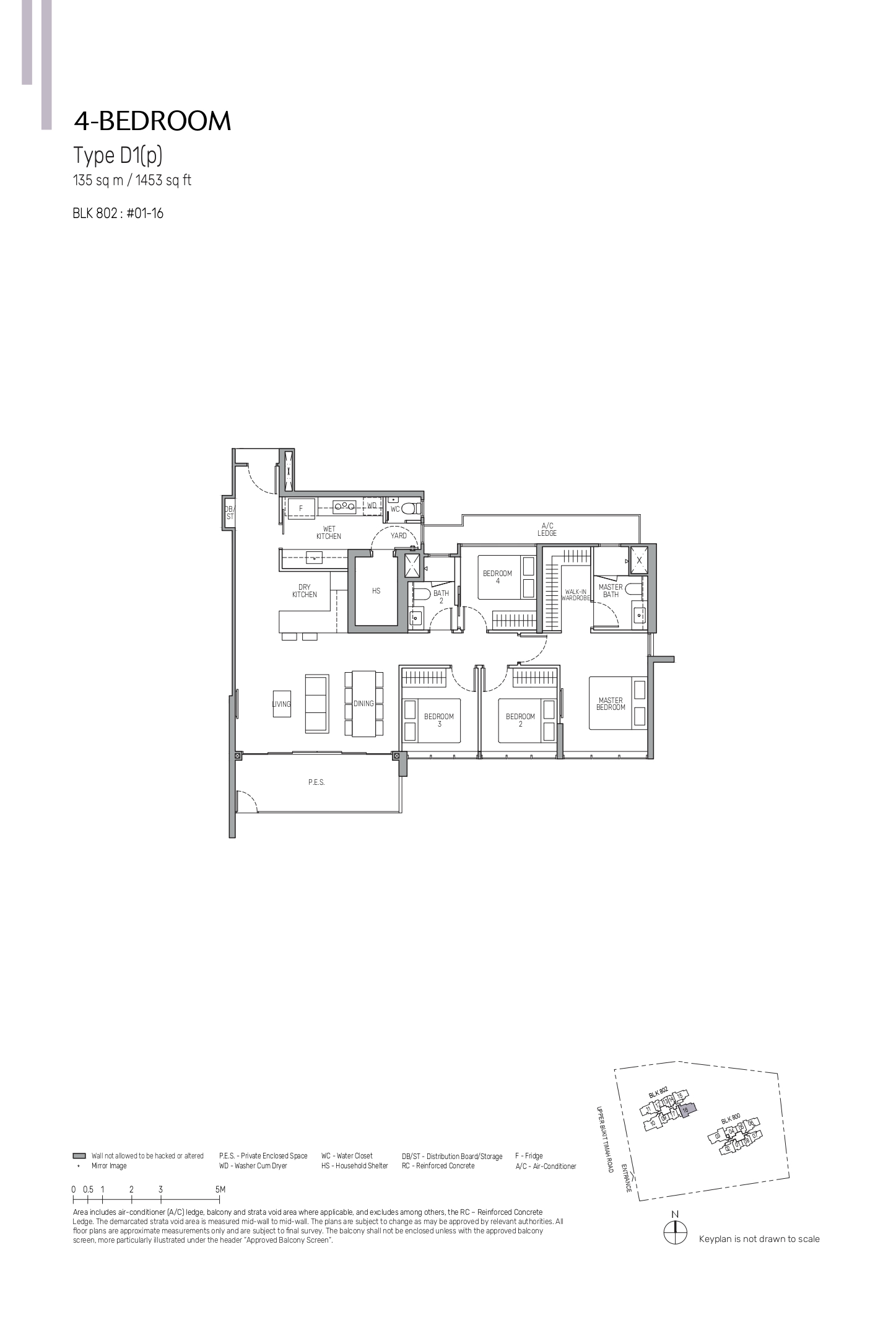 The Myst 4-Bedroom Floor Plan - Type D1(p)