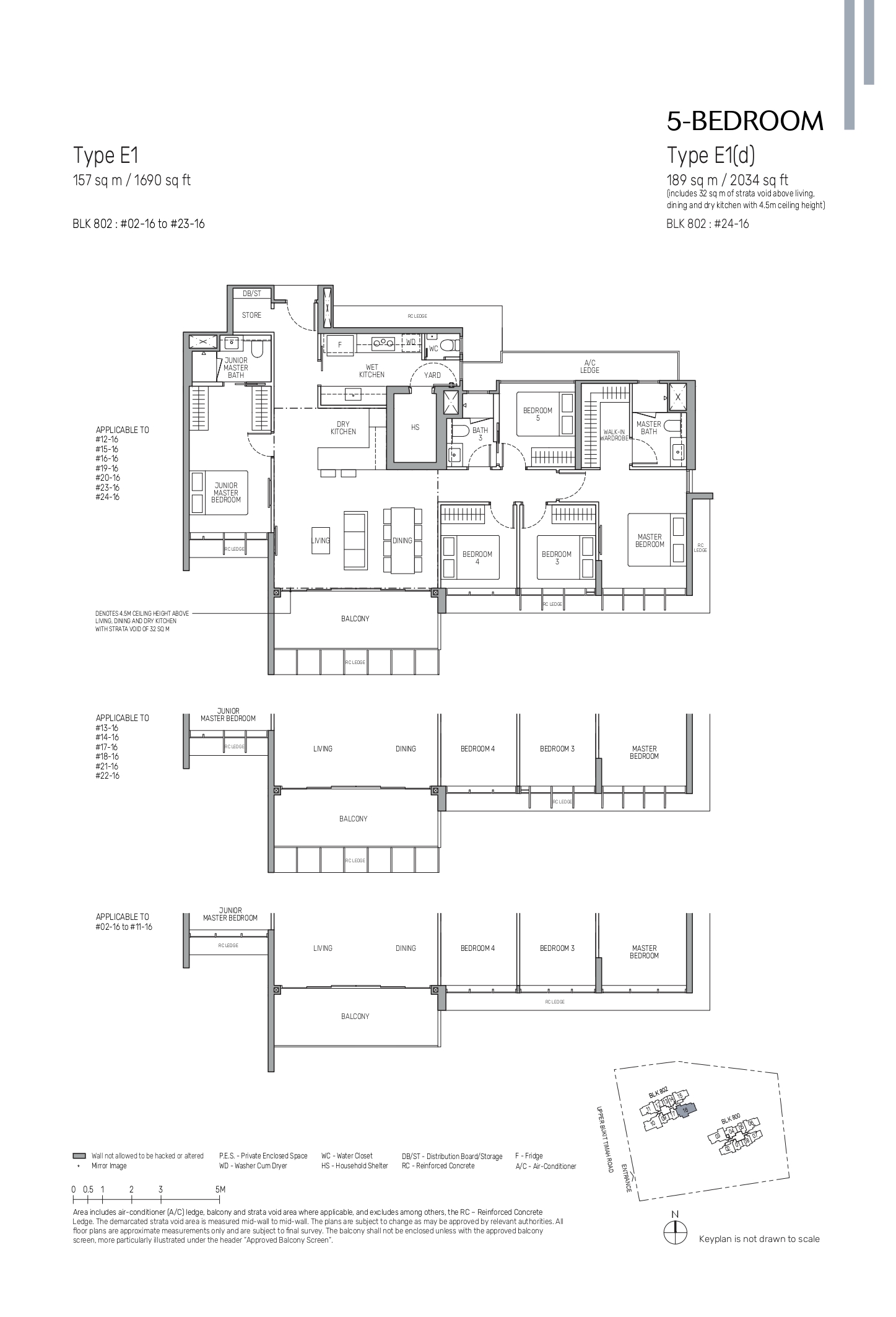 The Myst 5-Bedroom Floor Plan - Type E1