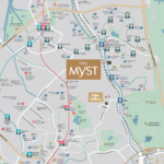Strategically Located: The Myst Condo's Ideal Positioning Near Schools, MRT, and Essential Amenities." Location map highlighting The Myst Condo’s proximity to schools, MRT stations, and major amenities.