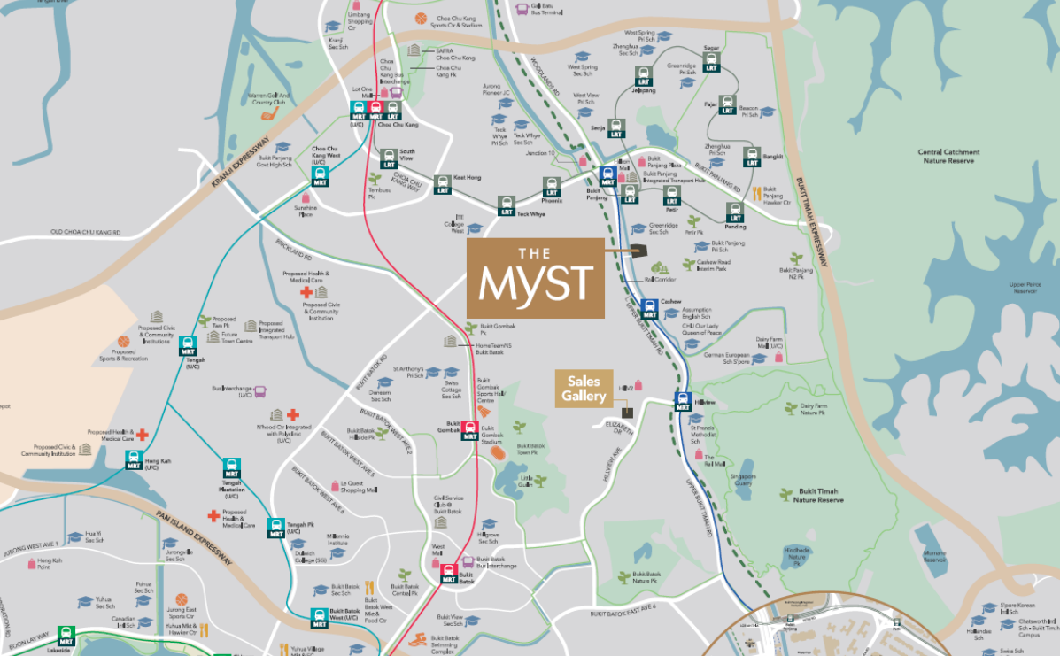 Strategically Located: The Myst Condo's Ideal Positioning Near Schools, MRT, and Essential Amenities.