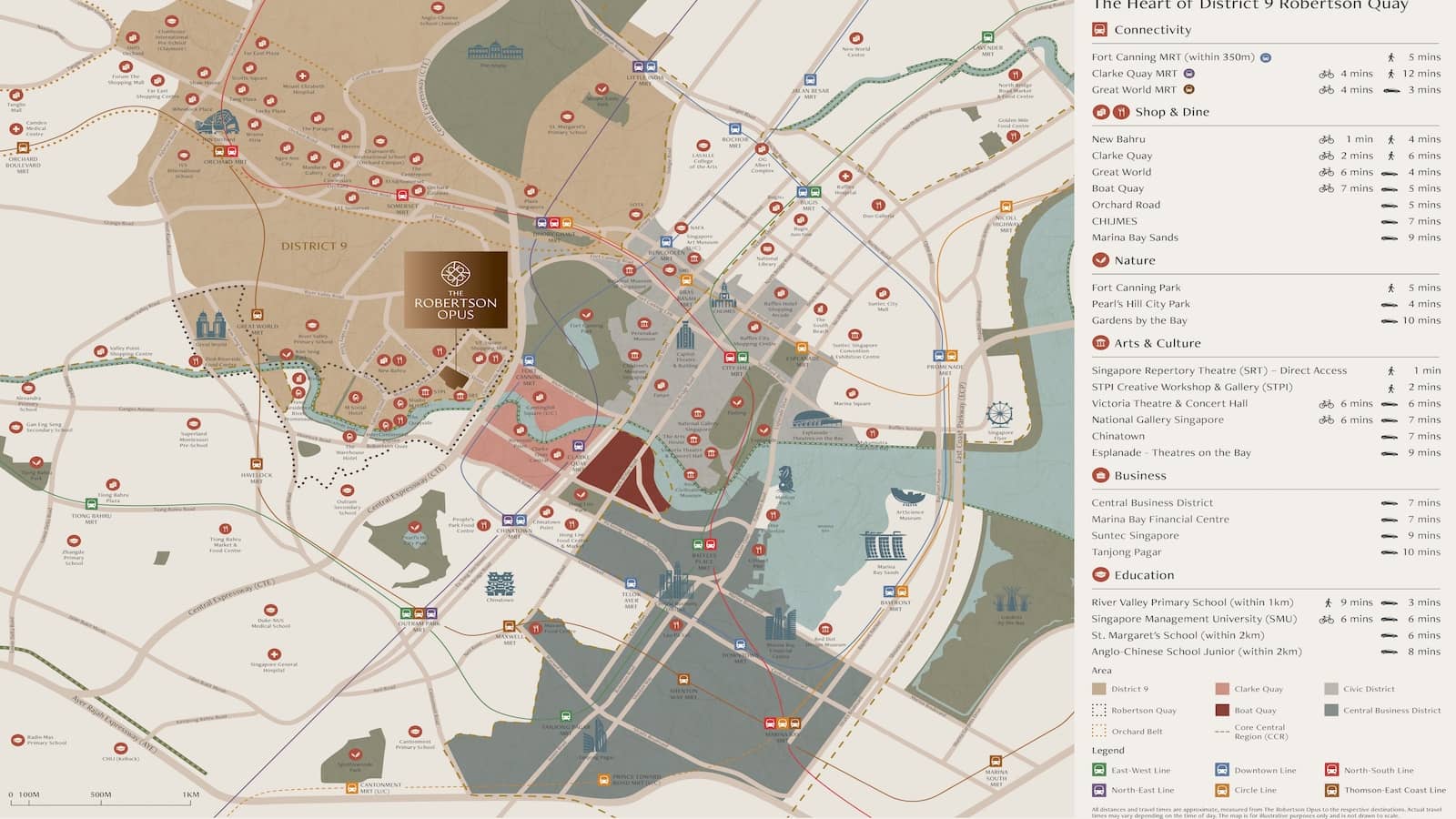 The Robertson Opus Location Map